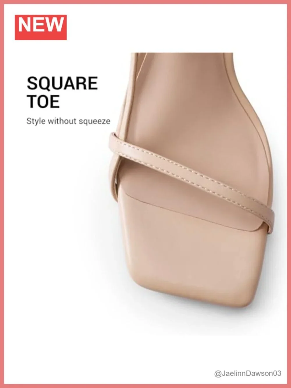 Low Kitten Heel Sandals with Crossover Straps and Square Open Toe